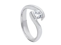 Ring Babila Milano Woman Forever in Yellow Gold Diamante 0.19 Ct BBA45019B - BBA45019B